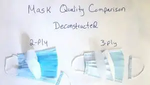 2ply vs 3 ply disposable mask