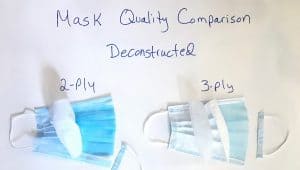 2ply vs 3 ply disposable mask