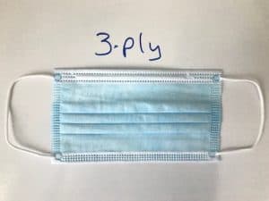 3 ply mask front image